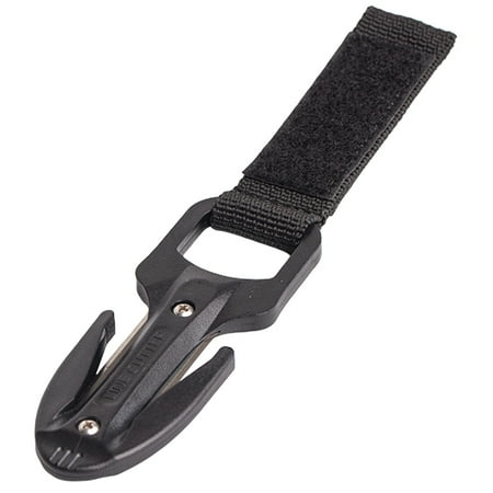 

Diving Cutter Diving Hand Line Cutter Diving Cutting Knife with Extra Blade for Scuba Diving Hiking Extreme Sports Black