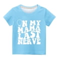 thumbnail image 5 of Qetyuw Girls Shirts Size 7-8 Summer Casual Graphic Tees Children Boys Girls Comfy Crew Neck Tops Girls Clothes Short Sleeve T Shirts, 5 of 5
