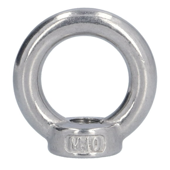 10Pcs Stainless Steel Lifting Eye Nut Marine LiftingNut Threaded Fastener for Forestry Machinery