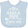 thumbnail image 3 of Inktastic Nana Papa Love Me Grandkids Boys or Girls Baby Bib, 3 of 4