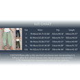 thumbnail image 4 of Pantalones jogger mujer Gibobby Pantalones palazzo holgados cómodos de lino de algodón recortados con estampado de verano con bolsillos Azul XXL, 4 of 4
