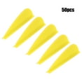 thumbnail image 1 of Rubber  Feather, Rubber  Feather, Universal 50PCS 25g for Various  Heads Archery Accessory DIY Tool Adult Children Outdoor Use Red,Green,Yellow,Blue, 1 of 7