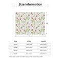 thumbnail image 5 of Disketp Roses Flowers Flannel Blankets - Thick and Warm Blanket for Winter, Soft Fuzzy Plush King Blanket for All Seasons50"x40", 5 of 6