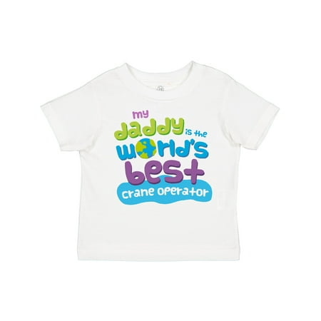 

Inktastic World’s Best Crane Operator Daddy Gift Toddler Boy or Toddler Girl T-Shirt