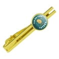 thumbnail image 1 of Dab on Them Taters Haters Funny Humor Round Tie Bar Clip Clasp Tack Gold Color Plated, 1 of 5
