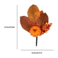 thumbnail image 3 of VOAVEKE Fall Centerpieces for Tables, Fall Decorations for Home, Autumns Thanksgiving Maple Leaf Cuttings Bunch Table Vase Cuttings Simulation Sun Silk Flower Pumpkin, 3 of 5