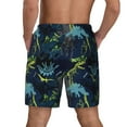 thumbnail image 4 of Haiem Cartoon Dinosaur Mens Swim Trunks with Compression Liner 2 in 1 Swimming Shorts Stretch Swimwear Quick Dry,Board Shorts-3X-Large, 4 of 9
