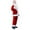 Red, variant on Santa Claus Outfit for Men Adult Santa Suit 5PCS Top Pants Hat Beard and Belt Set Christmas Mens Outfits Christmas Party Suit for Men XL