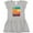 AC-Heather Grey, variant on Inktastic Eat Sleep Theatre Repeat Drama Gift for Actor Girls Toddler Dress