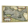 thumbnail image 1 of ARTCANVAS Pacific Ocean 1589 Canvas Art Print by Abraham Ortelius - Size: 18" x 12" (1.50" Deep), 1 of 9