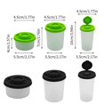 thumbnail image 4 of 1 Pcs Salt Shakers,Plastic Condiment Bottles,Transparent Plastic Airtight Salt Shaker with Cover Lids,Plastic Airtight Dispenser,Travel Pepper Shakers for Camping Picnic Outdoors Kitchen,Z_Green L, 4 of 8