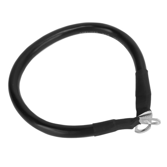Suodoka 4AWG Ground Wire Strong Toughness Soft Wear Resistant Battery Cable for Campers Boats Cars, 11.8 inches / 30 cm, Black