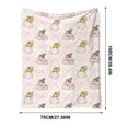 thumbnail image 3 of Manta polar estampada de Halloween – Manta suave de franela para sofá, sillón, dormitorio, oficina, manta decorativa acogedora para la siesta, cálida decoración para el hogar en todas las estaciones, 3 of 7