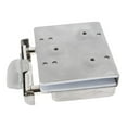 thumbnail image 3 of Cerradura de puerta corrediza de puerta de simple de acero inoxidable con manija, sin perforaciones, fácil de instalar, 10 mm-12 mm Soledad Cerradura de puerta de acero inoxidable, 3 of 10