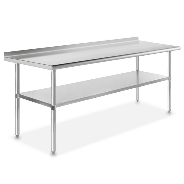 GRIDMANN NSF Stainless Steel Commercial Kitchen Prep & Work Table w ...