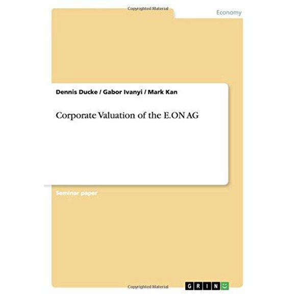 Évaluation d'Entreprise de l'Entreprise E.on AG