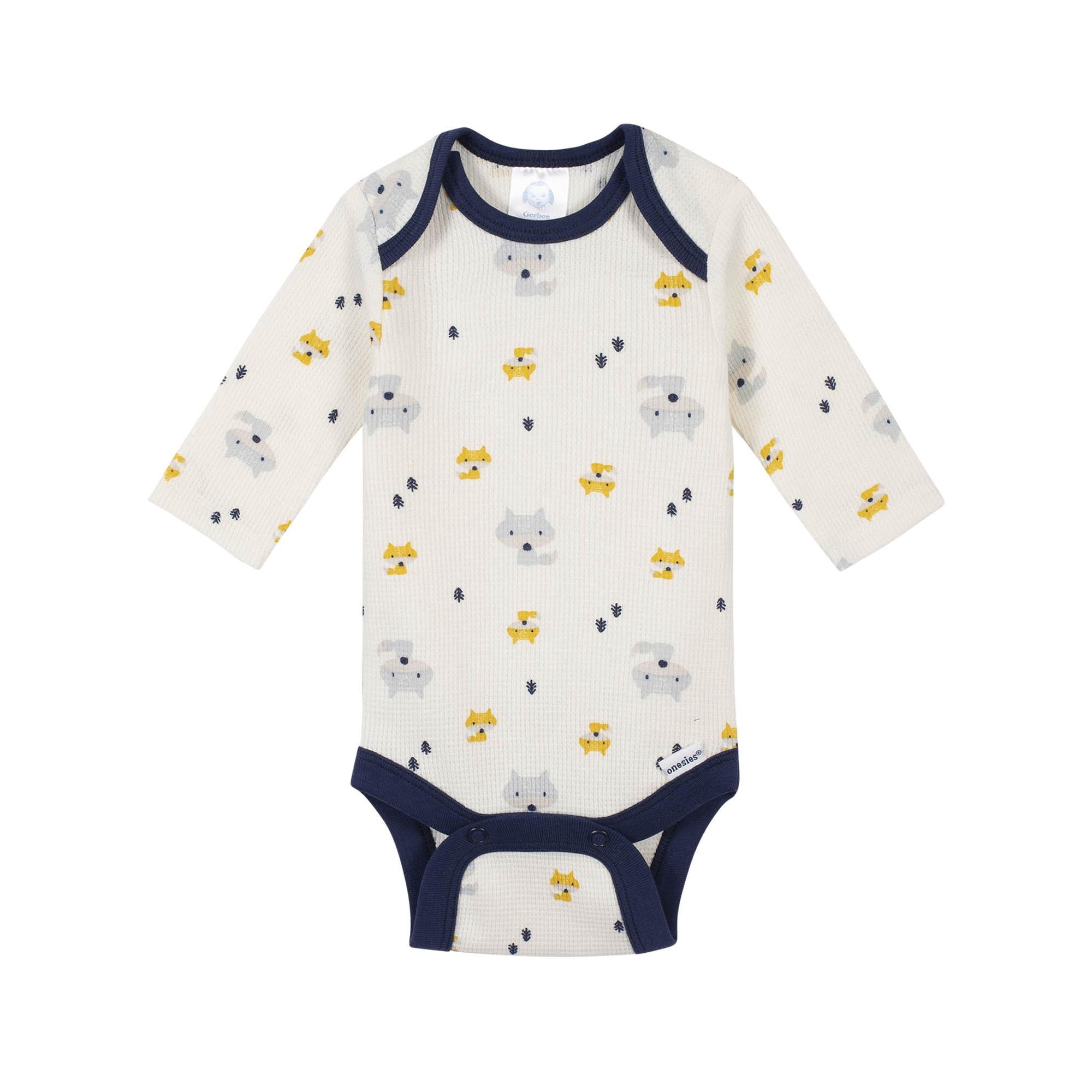 long sleeve thermal onesie baby