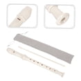 thumbnail image 4 of KALLORY 1Set Professional 8 Hole Plastic Clarinet White Simple Design with Clear Resonant Sound, 4 of 8