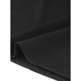 thumbnail image 5 of INSPIRE CHIC Puff Sleeve Top for Women's Square Neck Long Sleeve Basic Ribbed Tunic Blouse XL Black, 5 of 6