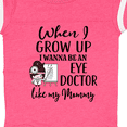 thumbnail image 4 of Inktastic Future Eye Doctor Like Mommy Optometrist Girls Baby Bodysuit, 4 of 5