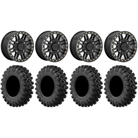 KMC Cage Beadlock 15 Wheels Black 37 MotoRavage XL Tires Sportsman RZR Ranger KMC Cage Beadlock 15 Wheels Black 37 MotoRavage XL Tires Sportsman RZR Ranger