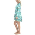thumbnail image 2 of Ocean Pacific Women's Lounge Set Waves for Days Long Sleeve Tiered Dress, Bird of Paradise, S, 2 of 7