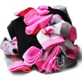 thumbnail image 5 of 60 Pairs of Pink Ribbon Breast Cancer Awareness Ankle/Crew Socks for Women (Assorted Live), 5 of 7
