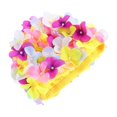 thumbnail image 1 of Handmade Hawaiian Flower Swim Cap for Hair Protection – Lightweight, Flexible Fashion Design for Women, 1 of 3