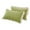 Green, variant on JeashCHAT Ruffle Pillow Shams Set of 2 Standard Size Decorative Velvet Pillowcases with Zipper, Bedding Pillow Cases for Bedroom Decor, 19"x29", Green