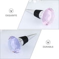 thumbnail image 3 of PAMINGONO Red Wine Sealing Plug PP Purple 2Pcs 3.4X1.5in, 3 of 8