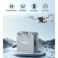 thumbnail image 3 of Two-Way Drone Battery Charging Hub for DJI Mini 4K/Mini 2 - Bigcan Portable Dual Slot Charger with USB Output, Fast Recharging Station for Drone Power Backup and Mobile Devices, 3 of 9