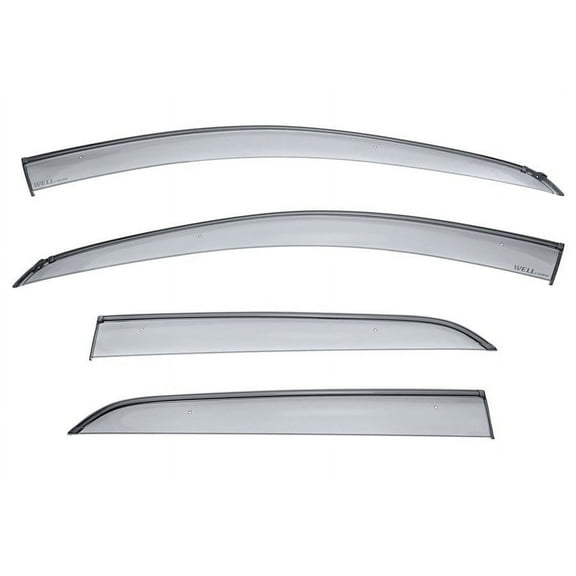 Wellvisors Side Window Visors Deflectors Rain Guards With Black Trim for 2015-2022 Chevrolet Trax 3-847CH011