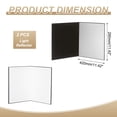 thumbnail image 2 of Uxcell 2pcs 17"x11" Light Reflector 3 in 1 Photography Reflector Cardboard, 2 of 7