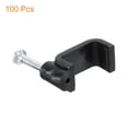 thumbnail image 3 of Cable Clips with Steel Nail, 100Pack 12mm/0.47" Plastic Cable Wire Clips, Ethernet Cable Clips Nail in Cable Clips, 3 of 6