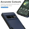 thumbnail image 6 of NIFFPD Pixel 7 Case, Shockproof Drop protection Phone Case for Google Pixel 7 Blue, 6 of 7