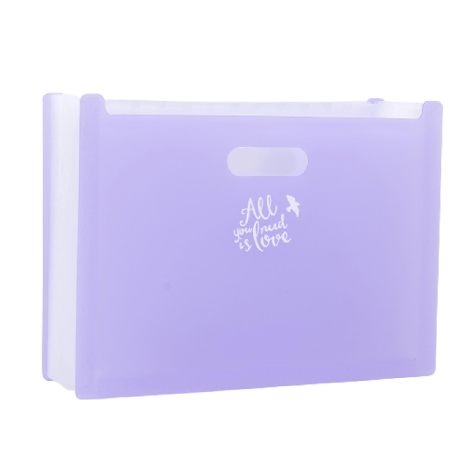 Gespout Plastic File Folders, A4 Poly Envelope Expanding File Wallet