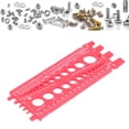 thumbnail image 1 of Nut Bolt Screw Gauge Multi Functional Inch Metric Quick Identification Nut Bolt Thread Checker Bolt and Nut Identifier Gauge for Workshop Garage, 1 of 7