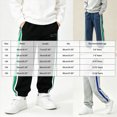 thumbnail image 3 of WXFAZCVU Boys Pants Drawstring Sports Casual Trousers Kids Sweatpants Joggers with Pockets Size 7-8 Years, 3 of 4
