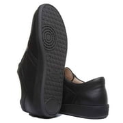 Finn Comfort Edmonton Mens Lace Up Comfort Shoes In Black Size 7.5
