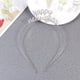 thumbnail image 2 of 1 Unid Feliz Año Nuevo Hair Hoop Brillante Creativo Rhinestone Hair Band Aleación Shimmering Headwear Accesorios para el Cabello (Plata), 2 of 5