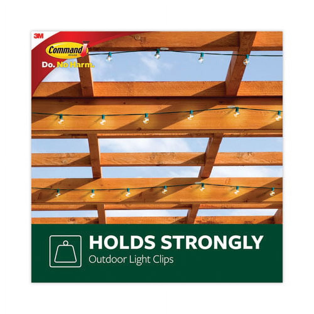 All Weather Hooks And Strips, Plastic, Small, 16 Clips And 20 Strips/pack | Bundle of 10 Packs
