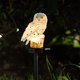 thumbnail image 5 of Luz solar para jardín Decoración al aire libre, Búho de resina Luz LED solar con estaca, Luz impermeable para animales para cerca de flores Pasaje de césped Pasarela Patio, 5 of 5