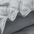 thumbnail image 7 of Home Soft Things 3 Piece Charleston Down Alternative Quilted Bedspread Set - Ash Grey - Queen (100" x 106"), 7 of 7
