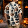 thumbnail image 5 of WOLIAUO Halloween Shirts Halloween Costumes Vintage Horror Shirt for Men Skeleton Graphic Tees for Adult 2026 Holiday Fall Spooky Season 2XL Beige, 5 of 8