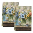thumbnail image 2 of Farmhouse Flowers Kitchen Towels Set of 2, Country Spring Botanical Florals Painting Absorbent Dish Towels for Kitchen, Microfiber Hand Towel, Quick Drying Tea Towel for Cleaning Dishcloths, 2 of 7