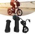 thumbnail image 3 of Electric Bike Throttle Handlebar, Automatically Identified Bike Throttle Grip 12V To 99V ABS  for Replacement, 3 of 7