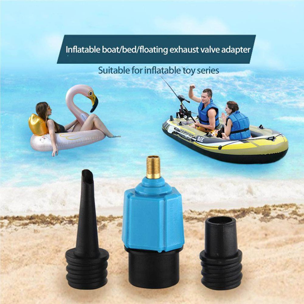 Adaptateur De Valve Pour Pompe Gonflage Kayak, Canoë – Nylon Bleu Universel