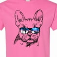 thumbnail image 4 of Inktastic French Bulldog Portrait with Sunglasses T-Shirt, 4 of 5