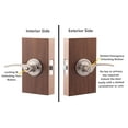 thumbnail image 2 of Copper Creek KL2230PS Scandinavian Privacy Kash Non-Handed Lever, Polished Stainless, 2 of 5