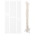 thumbnail image 1 of Miangastore Bookmarkresin Molds Irregular Rectangle White 1 Set 10.5x5 Inches, 1 of 9